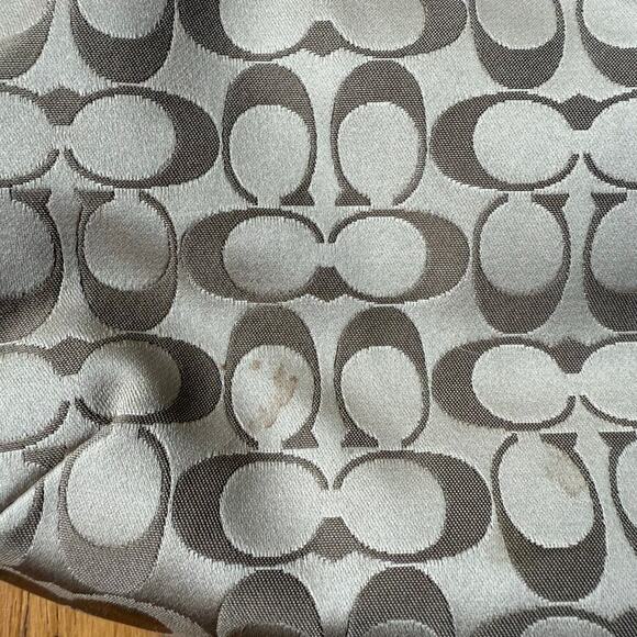 Coach Penelope Convertible Signature Sateen Brown Khaki Hobo Bag Purse F19232 - Picture 6 of 14